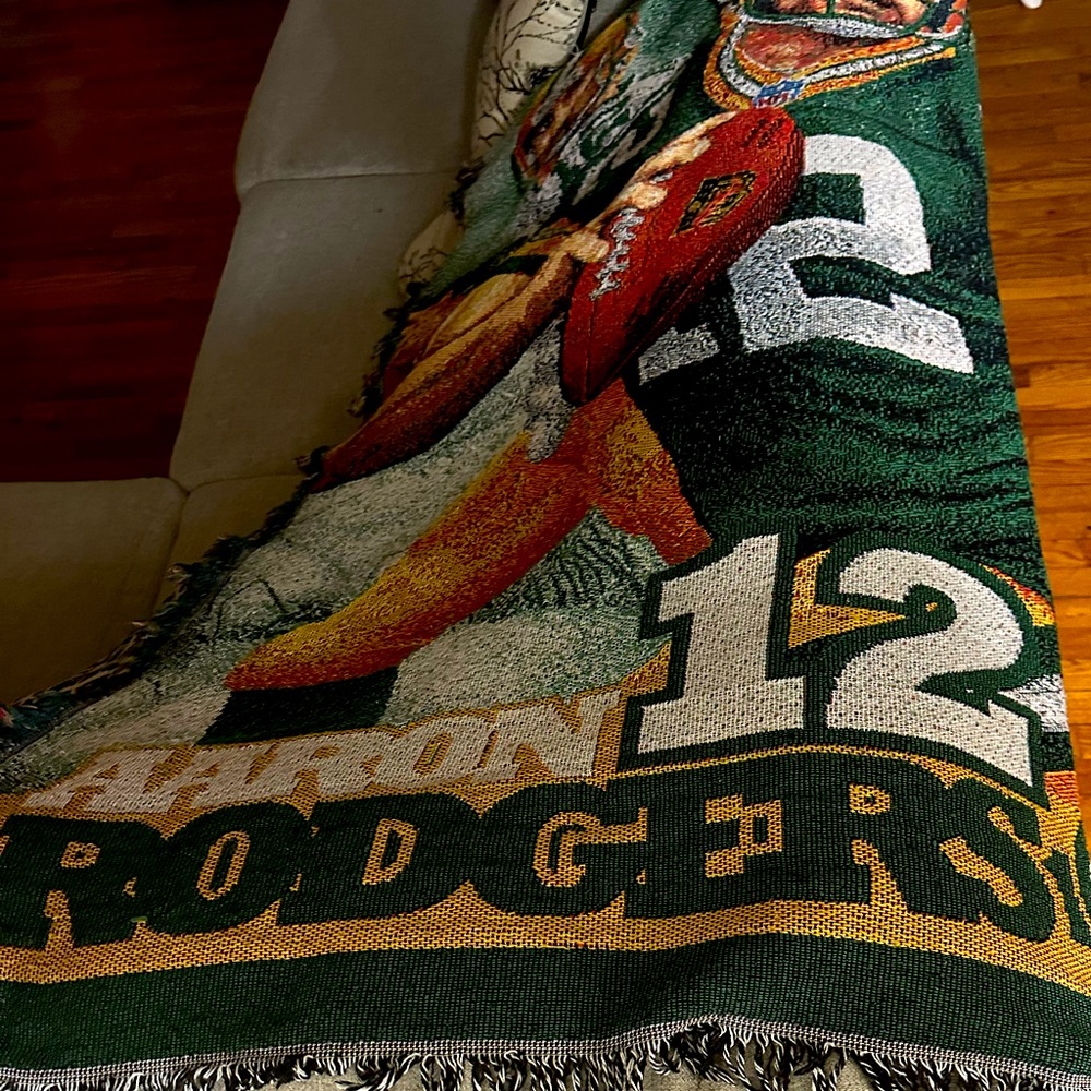 Aaron Rodgers quilted cover